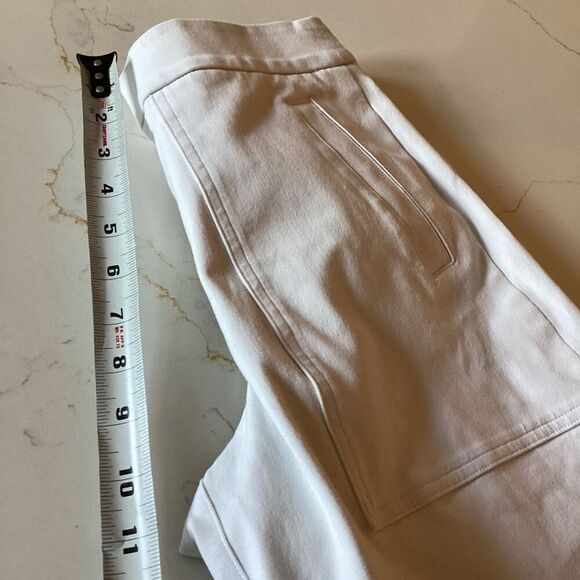 SPANX On The Go Wide Leg Pants Sz S White Stretch - Picture 8 of 8